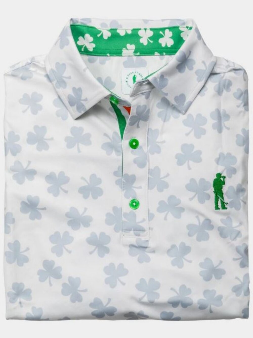 USAG U Suck At Golf "Fighting Irish" Golf Polo S